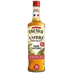 Rhum Ambré des Iles,40°,bouteille de 70cl - OLD NICK