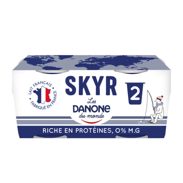 Skyr Nature 0% Mg 2x140g - Danone